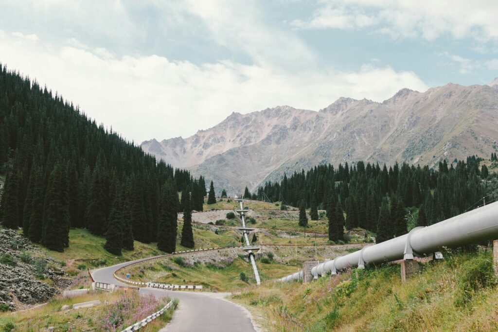 Montanhas de Almaty no Cazaquistão