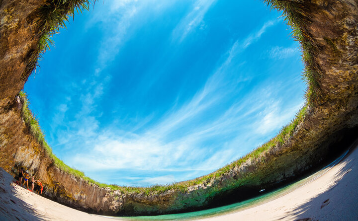 Praia Escondida no México