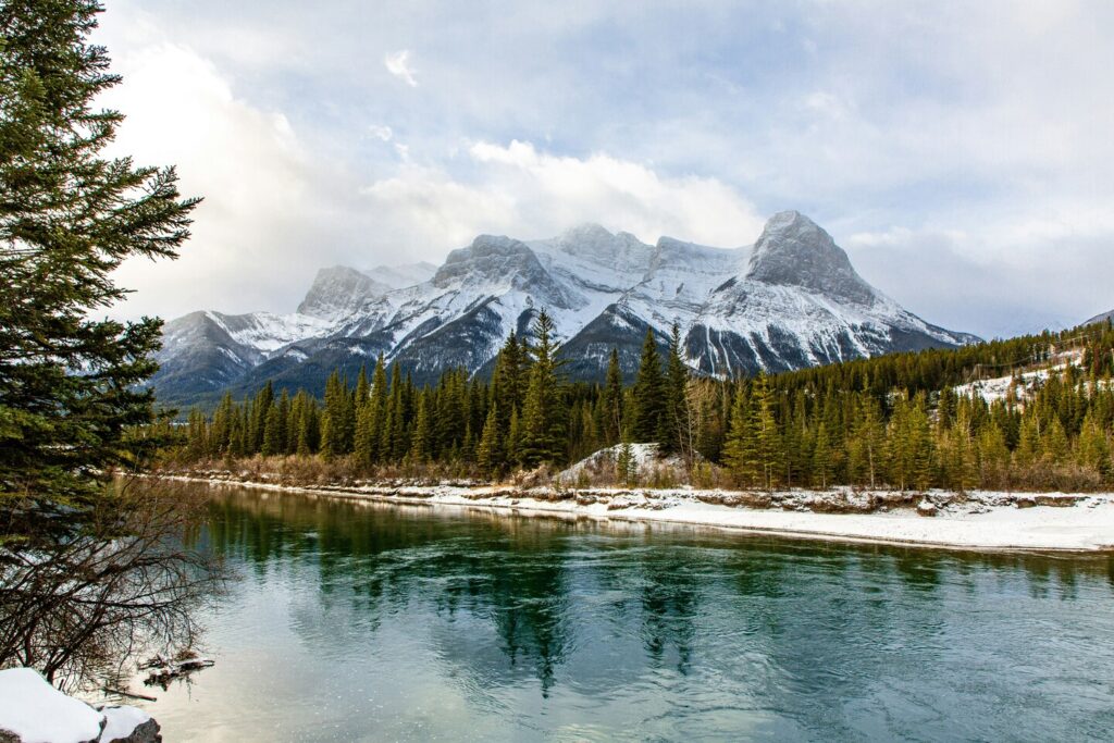 Montanhas Rochosas em Banff no Canadá